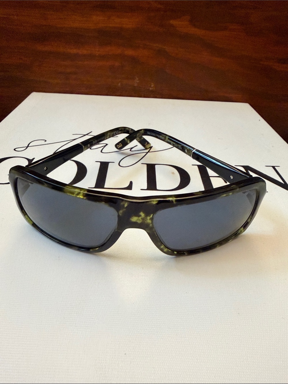 D&G olive Tortoiseshell Sunglasses
